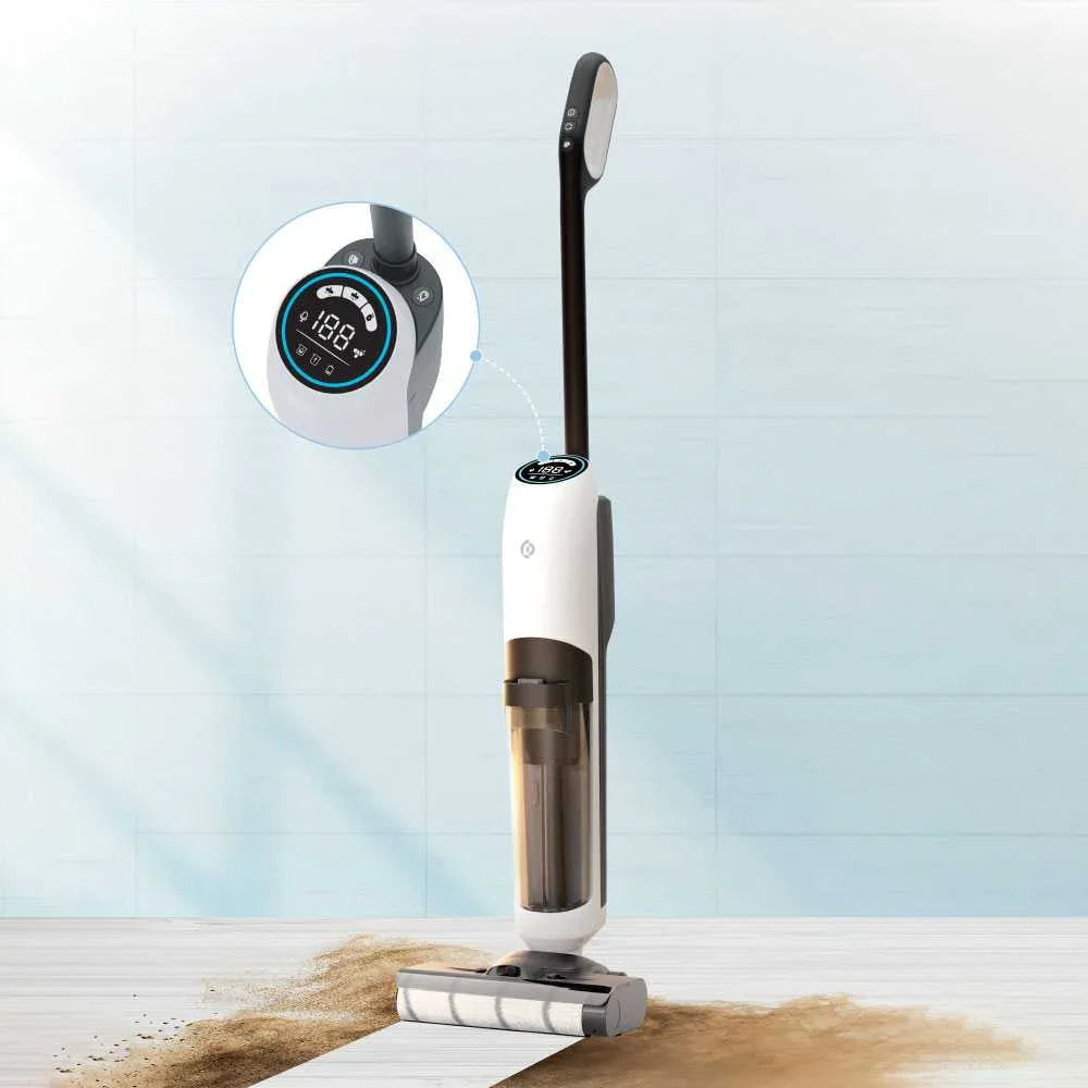 Powerology 4000mAh Multi Surface Self-Cleaning Vacuum - White - Tashqila Powerology 4000mAh Multi Surface Self-Cleaning Vacuum - White - Tashqila